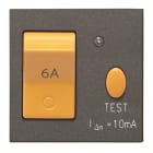 ABB - Circuit breaker 6A & RCD - 2M - Anthracite N2234.1 AN - INT.MAG.TERM.DIFF.1P+N 6A