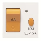 ABB - Circuit breaker 6A & RCD - 2M - White N2234.1 BL - INT.MAG.TERM.DIFF.1P+N 6A Z1311BL
