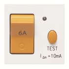 ABB - Circuit breaker 6A & RCD - 2M - White N2234.1 BL - INT.MAG.TERM.DIFF.1P+N 6A