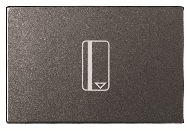 ABB - Card timer switch 1-way, SP - 2M - Anthracite N2214.5 AN - INTERRUT. BADGE TEMPORIZZAT.