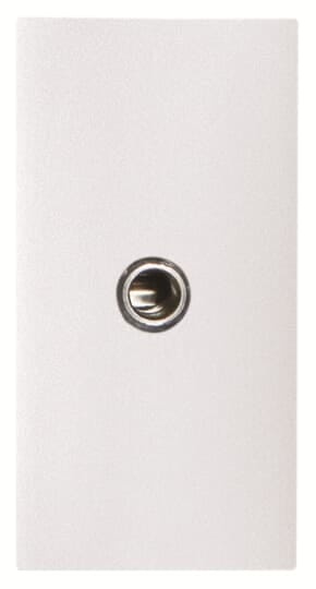 ABB - Mini-jack connection unit - 1M - White N2155.4 BL - presa mini-jack.