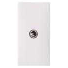 ABB - Mini-jack connection unit - 1M - White N2155.4 BL - presa mini-jack.