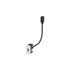 ABB - HDMI female-female connection unit with cable 1M White N2155.71 BL PRESA HDMI CAVO 1METRO