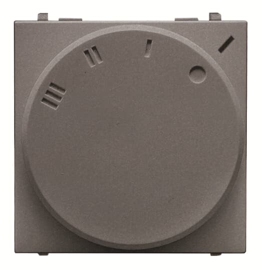 ABB - Rotatory 3-speed fan control - 2M - Anthracite N2254.1 AN - REG.DI VELOCIT? (0-1-2-3)