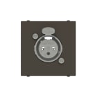 ABB - XLR connection unit - 1M - Anthracite N2255.1 AN - UNIT? DI CONNESSIONE XLR 2M