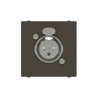 ABB - XLR connection unit - 1M - Anthracite N2255.1 AN - UNIT? DI CONNESSIONE XLR 2M