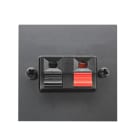 ABB - Speaker connection unit - 2M - Anthracite N2257.1 AN TERMINALI PER ALTOPARLANTI