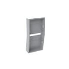 ABB - Rocker cover without symbol - 1M - Silver N2109 PL - Coprit. Generico Illuminabile