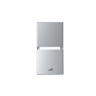 ABB - Rocker cover dimmer symbol - 1M - Silver N2109.03 PL - COPRIT. SIMB. DIMMER.