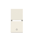 ABB - Rocker cover OFF symbol - 1M - White N2109.08 BL - COPRIT. SIMB. OFF