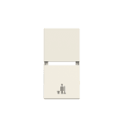 ABB - Coprivalvola con simbolo MUR - 1M - Bianco N2109.10 BL - Copritappo con simbolo MUR.