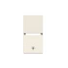 ABB - Rocker cover light symbol - 1M - White N2109.11 BL - Coprit. simb. luce