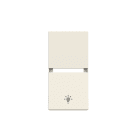 ABB - Rocker cover light symbol - 1M - White N2109.11 BL - Coprit. simb. luce Z1512BL