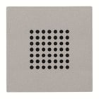 ABB - Cover plate for 2" loudspeaker - Silver N2229 PL - COVER PER AUTOPARLANTI 9329 Z1523PL