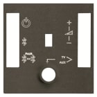 ABB - Cover plate for BT sound module - 2M - Anthracite N2268.4 AN - COVER PER MODULO AUDIO BT. Z1526AN
