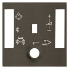 ABB - Cover plate for BT sound module - 2M - Anthracite N2268.4 AN - COVER PER MODULO AUDIO BT.