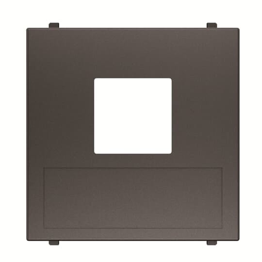ABB - Cover plate for data outlet 1-gang - 2M - Anthracite N2216.1 AN - COVER PER PRESA DATI 2MOD.
