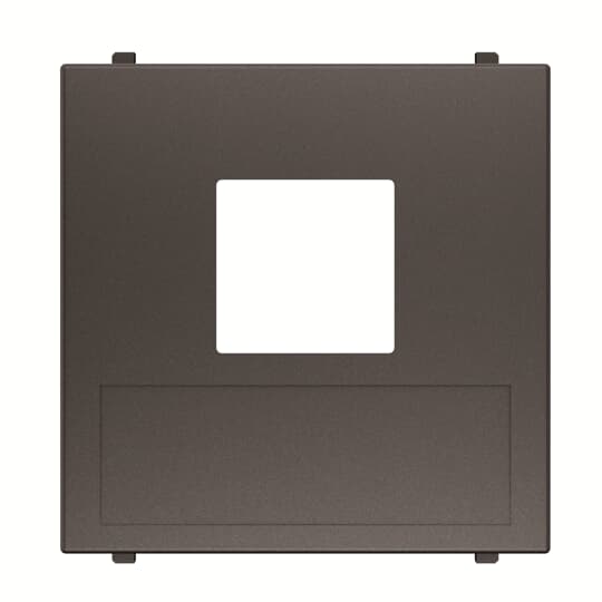 ABB - Cover plate for data outlet 1-gang - 2M - Anthracite N2216.1 AN - COVER PER PRESA DATI 2MOD.