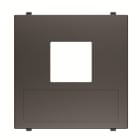 ABB - Cover plate for data outlet 1-gang - 2M - Anthracite N2216.1 AN - COVER PER PRESA DATI 2MOD.