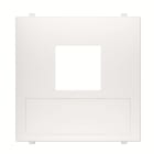ABB - Cover plate for data outlet 1-gang - 2M - White N2216.1 BL - COVER PER PRESA DATI 2MOD. Z1527BL
