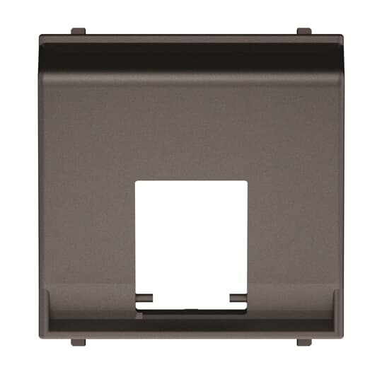 ABB - Cover plate for data outlet 1-gang at 45º - 2M - Anthracite N2216.5 AN - COVER 45? PER PRESA DATI.