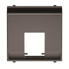 ABB - Cover plate for data outlet 1-gang at 45º - 2M - Anthracite N2216.5 AN - COVER 45? PER PRESA DATI.