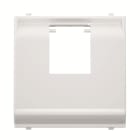 ABB - Cover plate for data outlet 1-gang at 45º - 2M - White N2216.5 BL - 45? PER PRESA DATI.