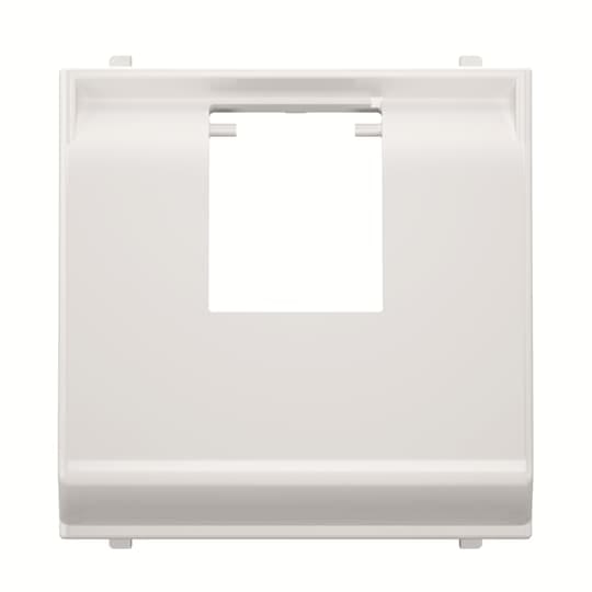 ABB - Cover plate for data outlet 1-gang at 45º - 2M - White N2216.5 BL - 45? PER PRESA DATI. Z1531BL