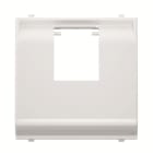 ABB - Cover plate for data outlet 1-gang at 45º - 2M - White N2216.5 BL - 45? PER PRESA DATI. Z1531BL