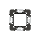 ABB - Munting plate 1-gang / 2-modules - Plastic Z2271.91 - Supporto placca quadrata