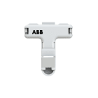 ABB - Kit lampada LED Locator con interruttore a scheda, bianco, 230 Vac, per badge LED interno.