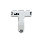 ABB - Kit lampada LED Locator con interruttore a scheda, bianco, 230 Vac, per badge LED interno.