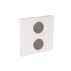 ABB - Cover plate - free@home 1-gang sensors - 2M - White BIANCA MOD. 1IN SR-2-N2 BL