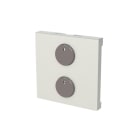 ABB - Cover plate - free@home 1-gang sensors - 2M - Silver ARGENTO MOD. 1IN SR-2-N2 PL