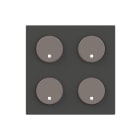 ABB - Cover plate - free@home 2-gang sensors - 2M - Anthracite MOD. 2IN SR-4-N2 AN.