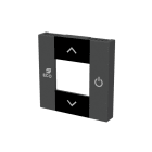 ABB - Cover plate anthracite for free@home RTC system, 2M, with thermostat control.