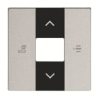 ABB - Cover plate for free@home fan coil control 2M in silver for CP-RTC-FC-N2 thermostat.