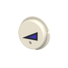 ABB - COPRITASTO BIANCO SIMBOLO DIMMER SBD-N2BL - Button free@home dimmer - White