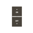 ABB - Rocker cover KNX On/Off symbol N2121.5 - 1M - Anthracite, ANTR.