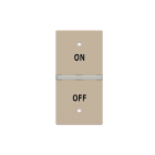 ABB - Rocker cover KNX On/Off symbol N2121.5 - 1M, Champagne. Z1804CV