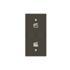 ABB - Rocker cover KNX scene symbol N2121.9 AA - Total Anthracite, COVER SX SIMB.SCENARIO 1M, T.