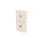 ABB - Rocker cover KNX scene symbol N2121.9 BB COVER SX SIMB.SCENARIO 1M, Total White.