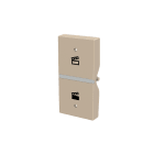 ABB - Rocker cover KNX scene symbol N2121.9 CV COVER SX SIMB.SCENARIO 1M, Champagne. Z1806CV