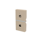 ABB - Rocker cover KNX scene symbol N2121.9 CV COVER SX SIMB.SCENARIO 1M, Champagne.