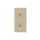 ABB - Rocker cover dimmer symbol Right 1M Champagne N2121.8R CV COVER DX SIMB.DIMMER 1M CHA