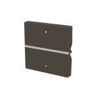 ABB - Rocker cover KNX without symbol - 2M, Anthracite N2221 AN COVER SENZA SIMBOLO 2M, ANTR. Z1811AN