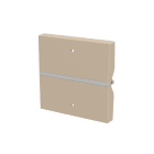 ABB - Rocker cover KNX N2221 senza simbolo - 2M, Champagne.