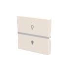 ABB - Rocker cover con simbolo luce KNX - 2M - Bianco N2221.1 BL Cover Simb.Luce 2M, Bianco.