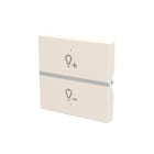 ABB - Rocker cover KNX dimmer symbol N2221.8 BL - 2M, Bianco.