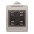ABB - Surface box IP55 Zenit/Stylo 2M N3291 - Scatola da parete IP55. Z2255GR